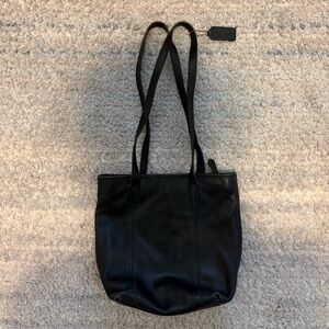 Vintage Coach leather tote shoulder bag